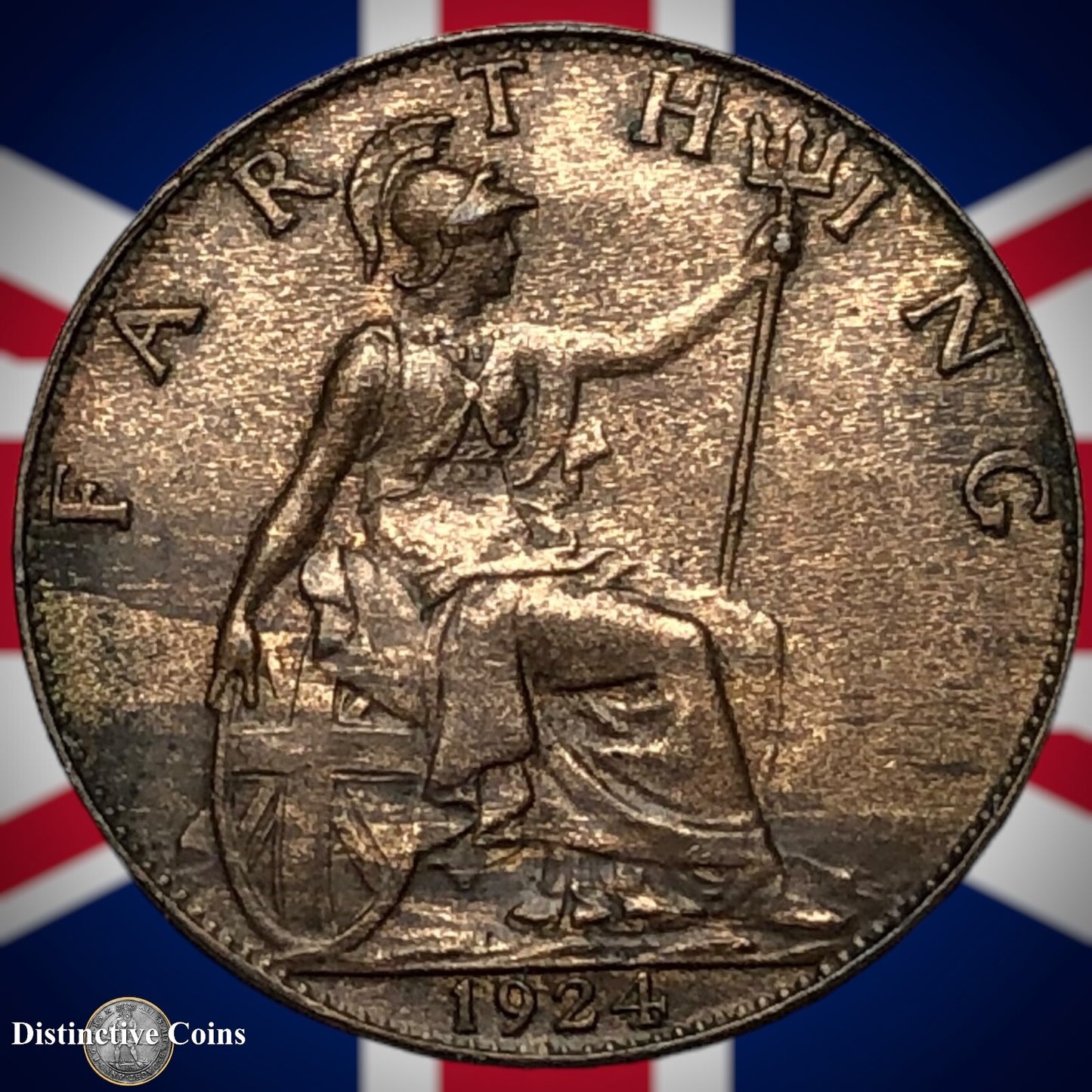 Great Britain 1924 Farthing 1/4d GB4800