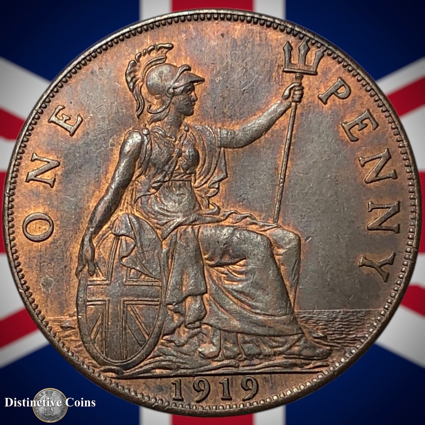 Great Britain 1919 Penny 1d GB6922