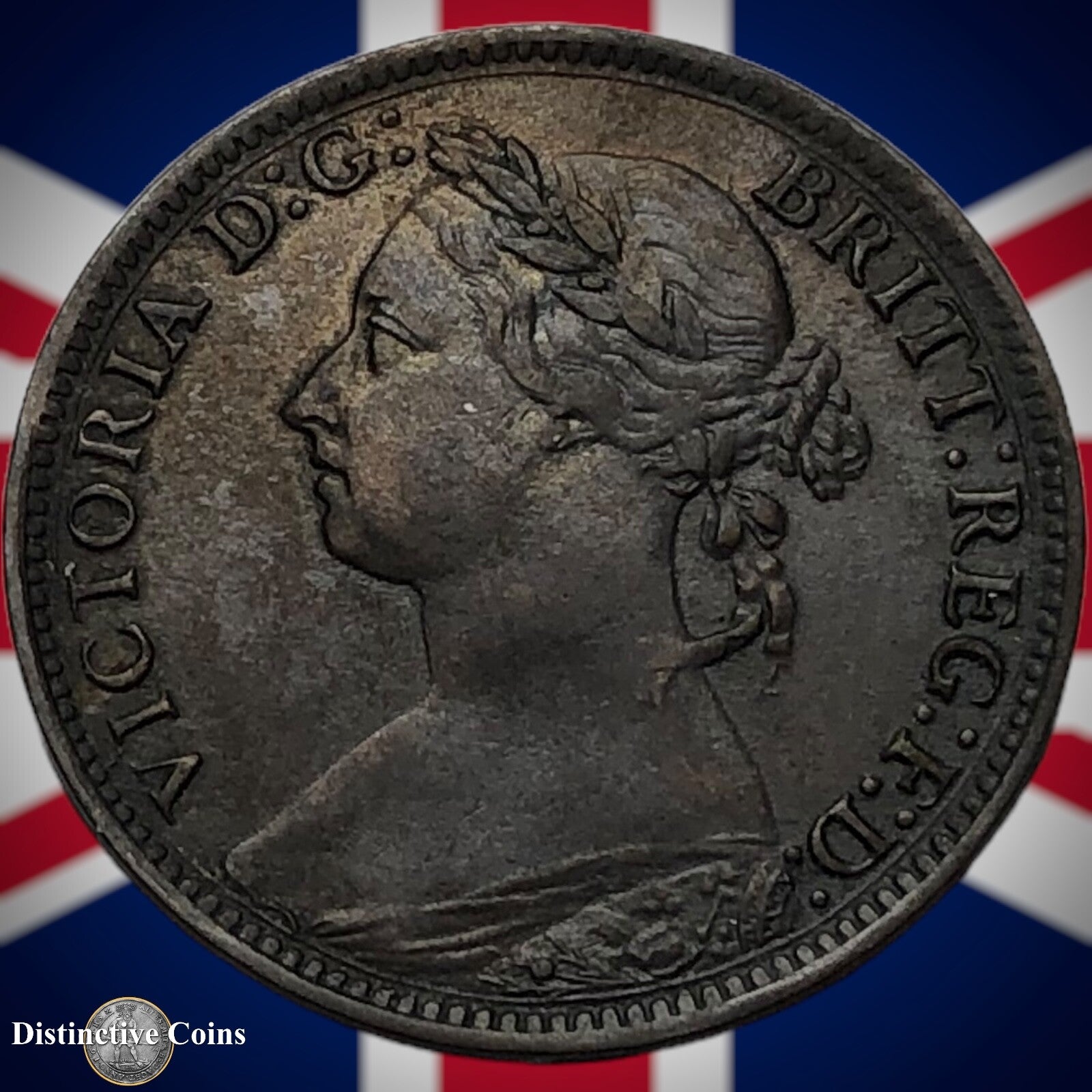 Great Britain 1884 Farthing 1/4d GB4076