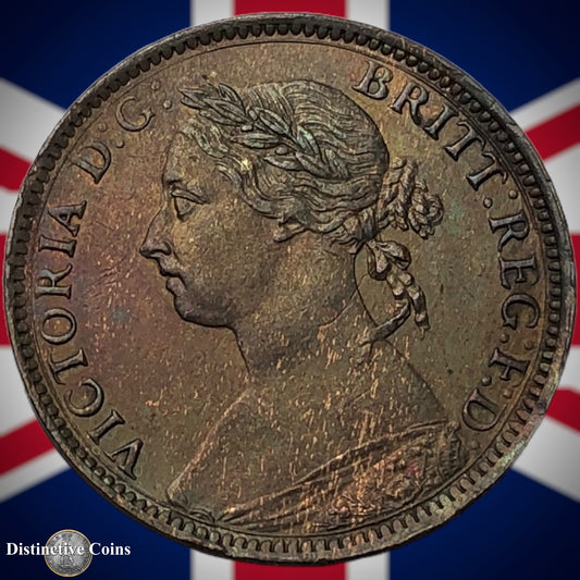 Great Britain 1885 Farthing 1/4d GB4180