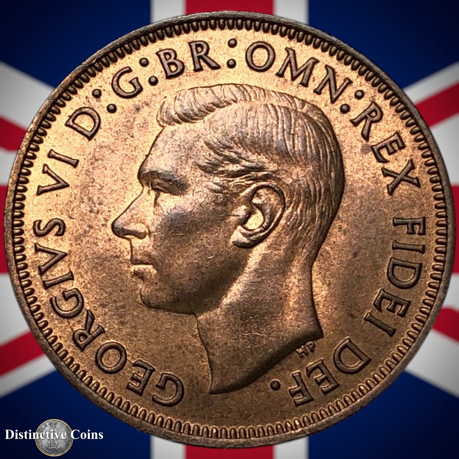 Great Britain 1952 Half Penny 1/2d GB6092