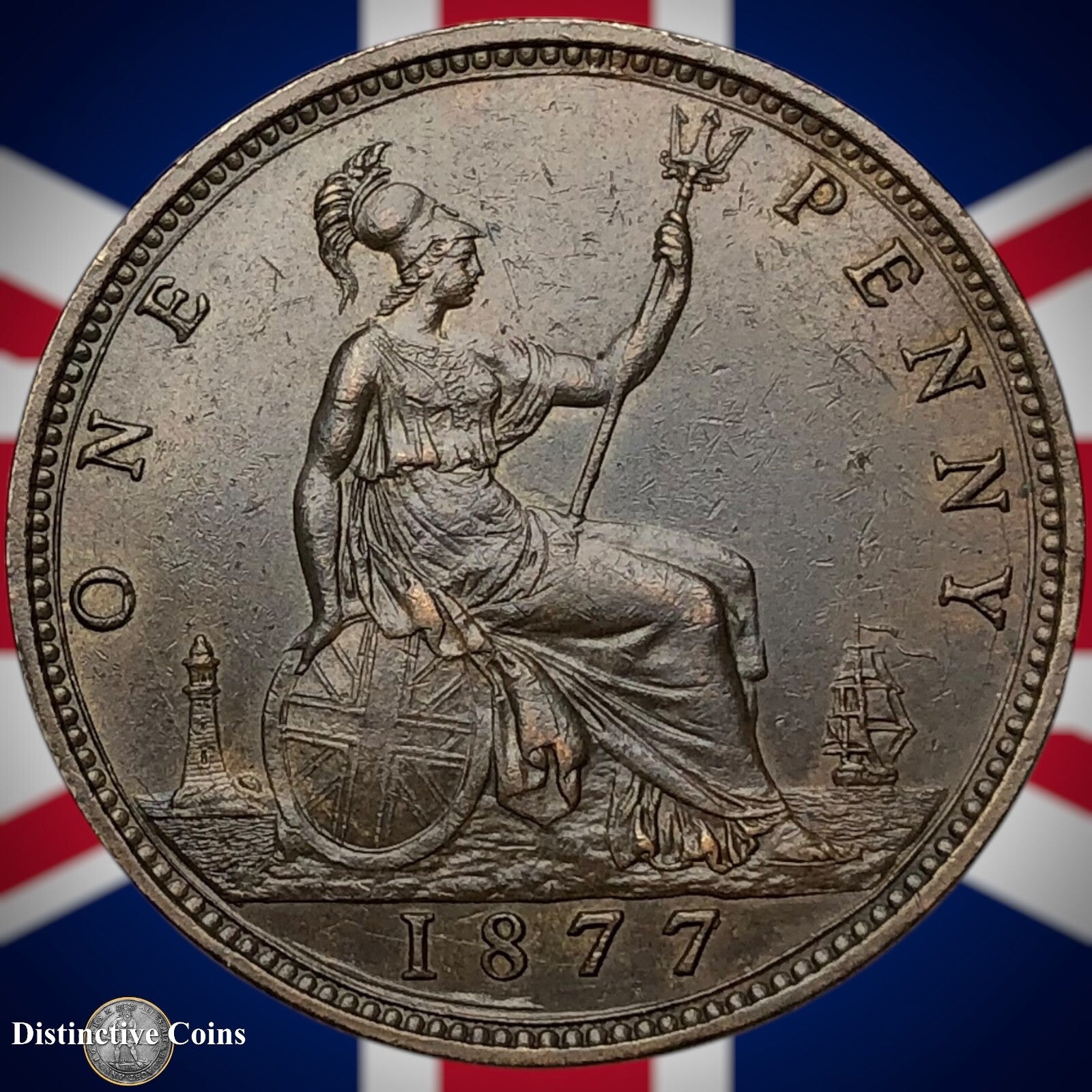 Great Britain 1877 Penny 1d GB6400
