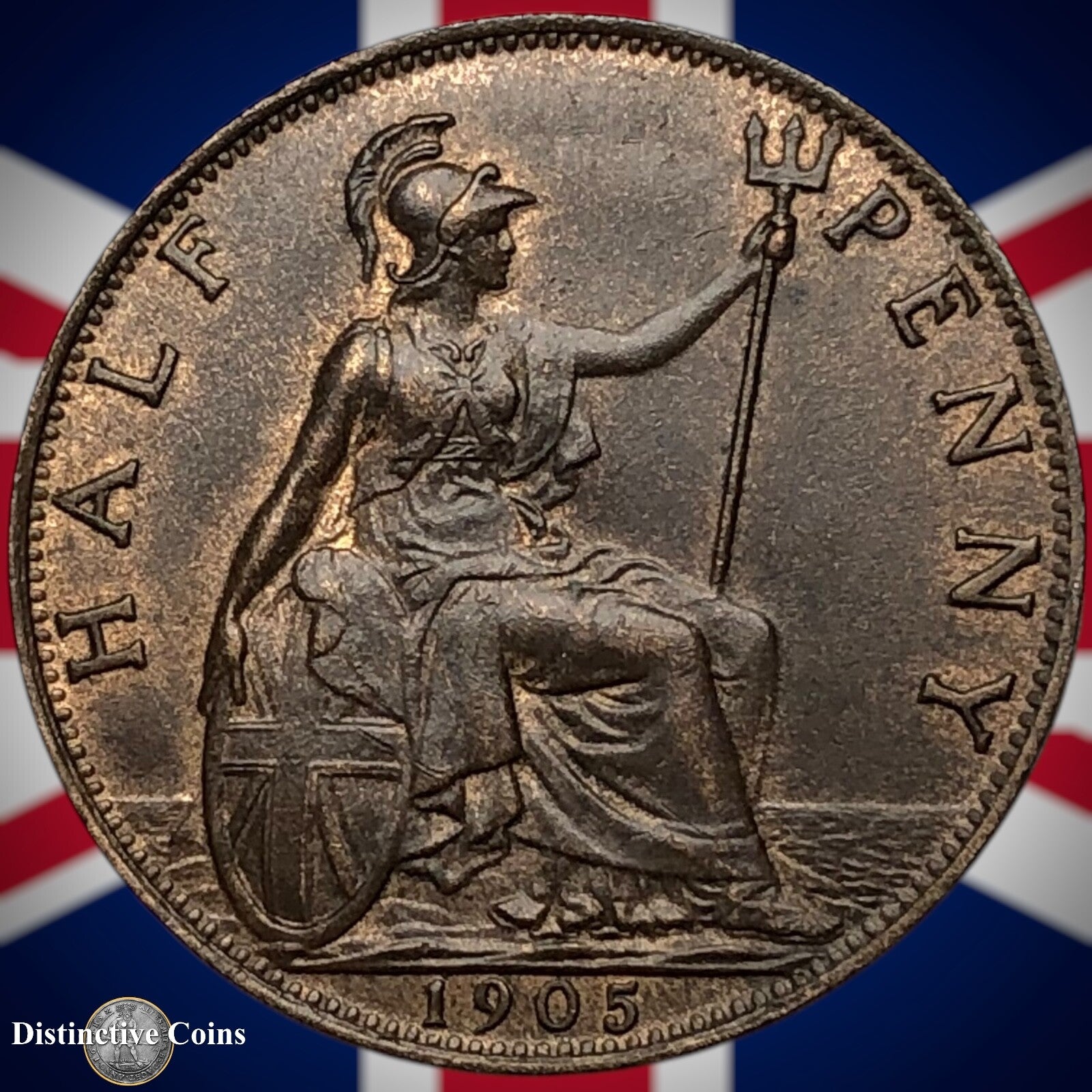 Great Britain 1905 Half Penny 1/2d GB5804