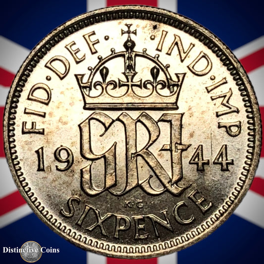 Great Britain 1944 Six Pence GB1752