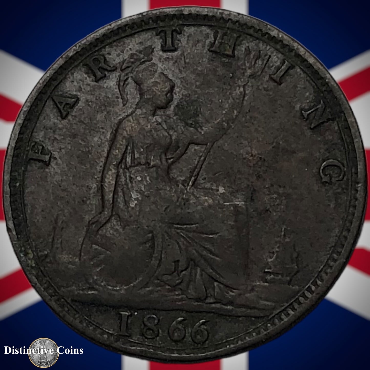 Great Britain 1866 Farthing 1/4d GB3553