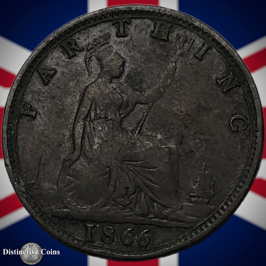 Great Britain 1866 Farthing 1/4d GB3553