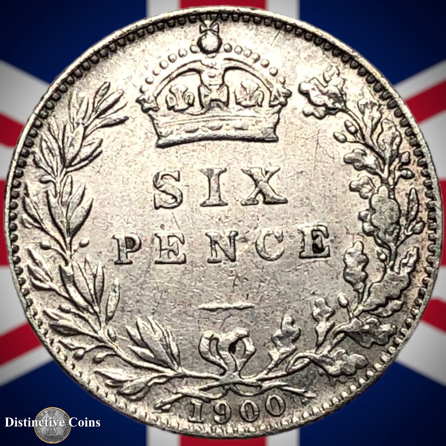 Great Britain 1900 Six Pence GB1475