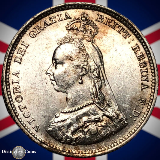 Great Britain 1887 British One Shilling GB0520