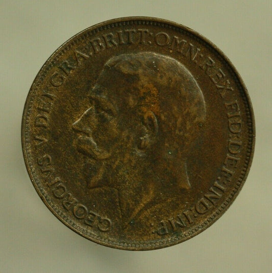 Great Britain 1912H  1 Penny  XF  Key A346