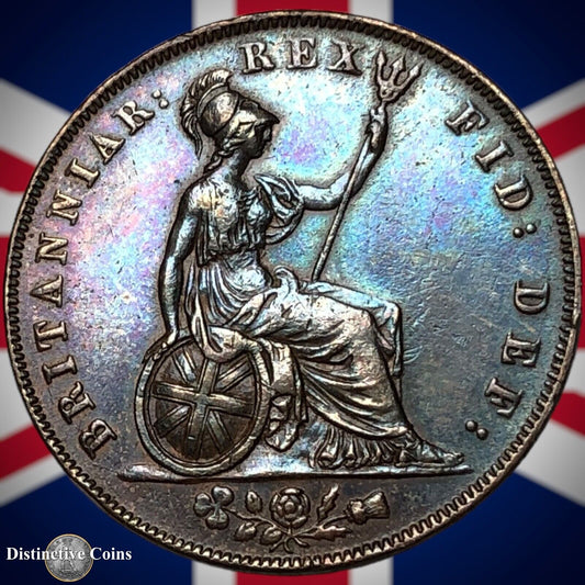 Great Britain 1827 Half Penny 1/2d GB5217