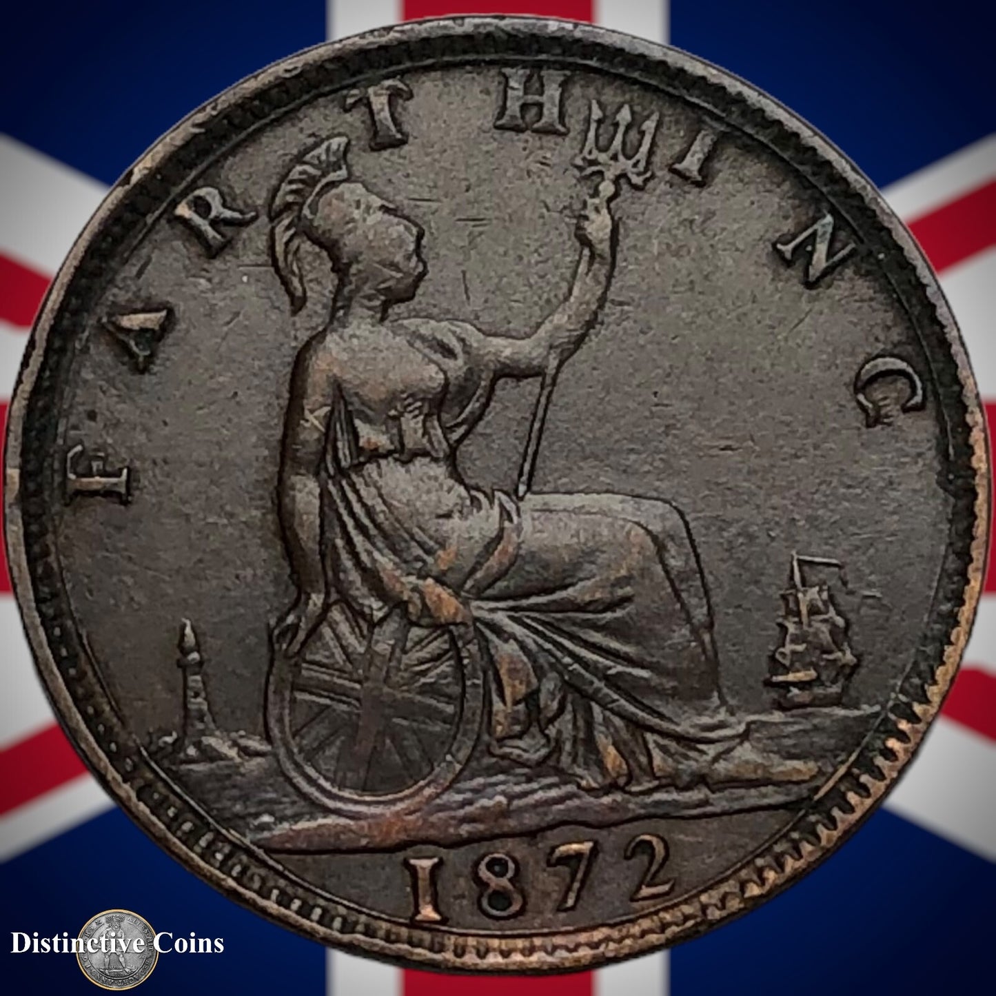 Great Britain 1872 Farthing 1/4d GB3661