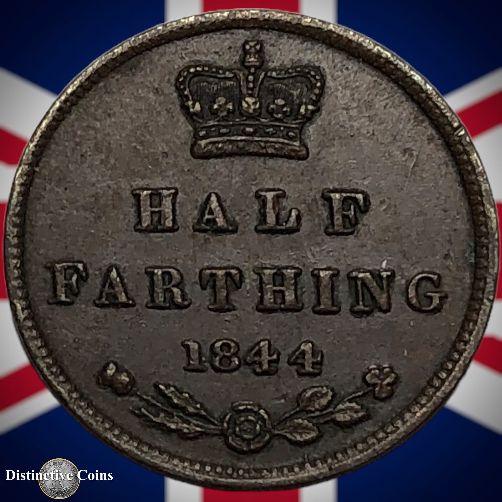 Great Britain 1844 Half Farthing 1/2 Penny GB3086