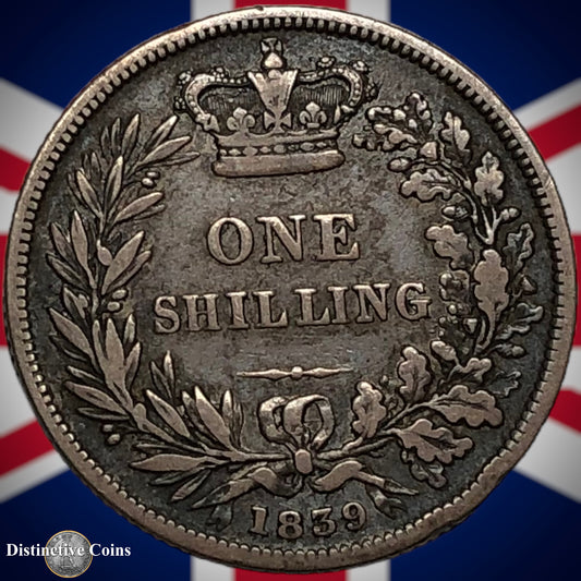Great Britain 1839 British One Shilling GB0161