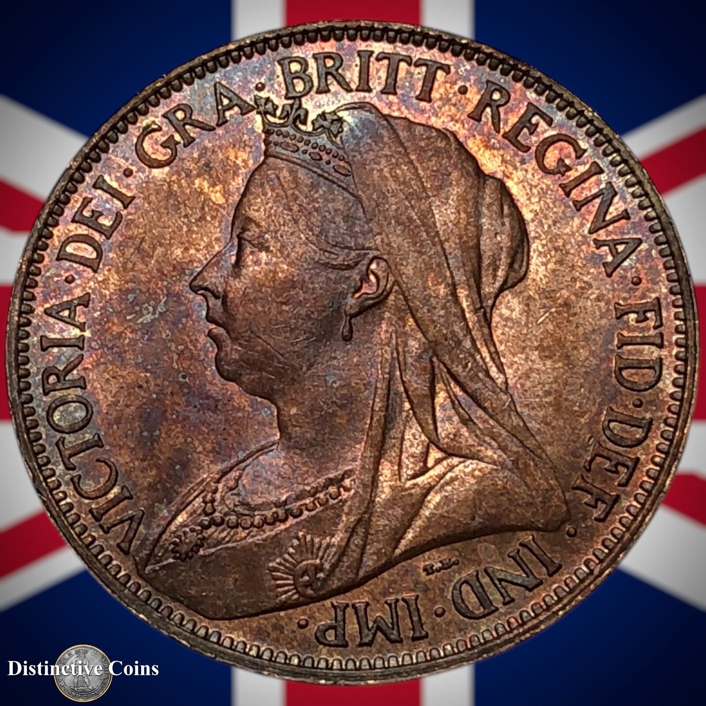 Great Britain 1895 Half Penny 1/2d GB5722