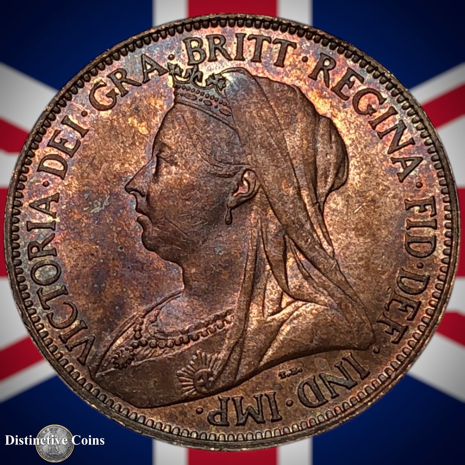 Great Britain 1895 Half Penny 1/2d GB5722