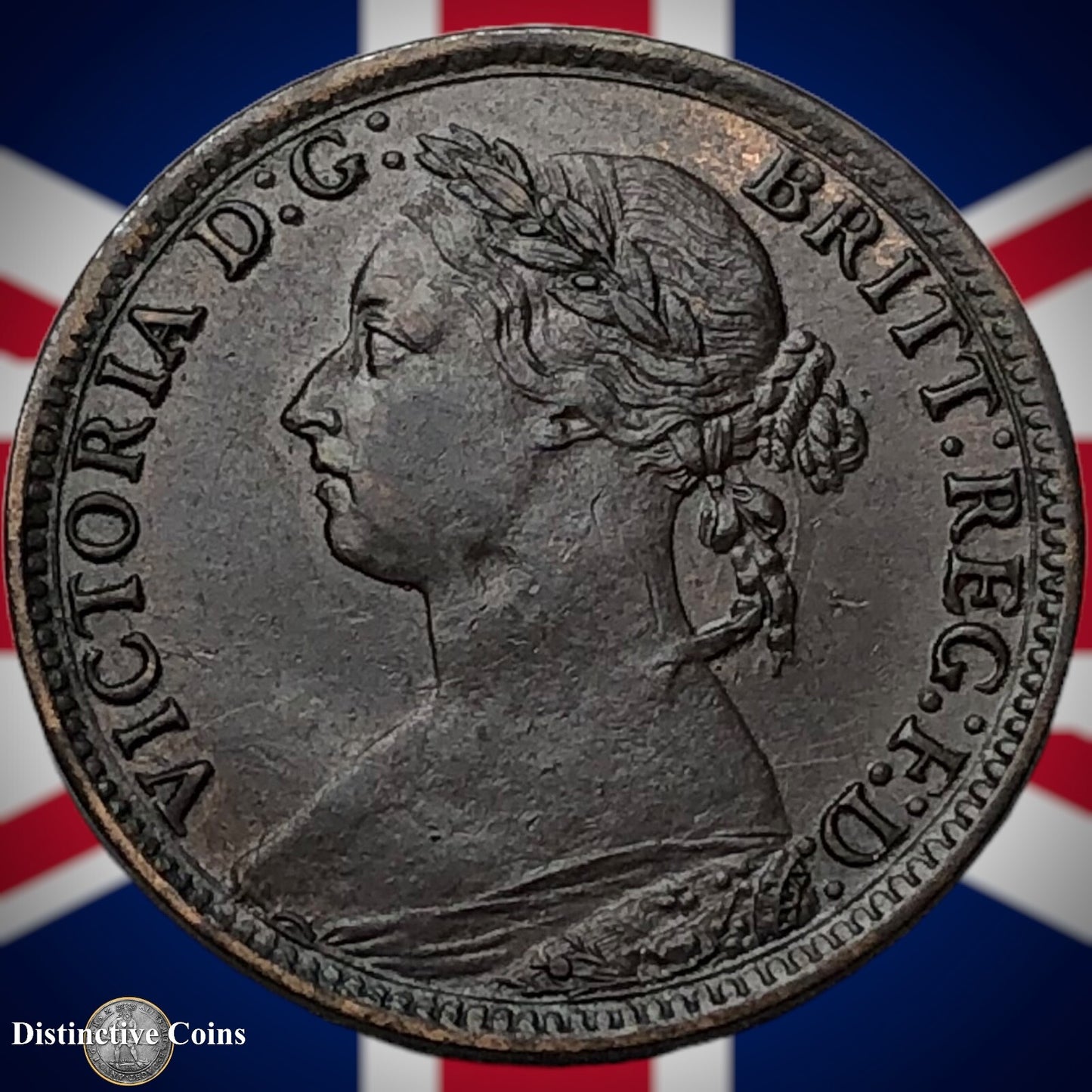 Great Britain 1883 Farthing 1/4d GB4059