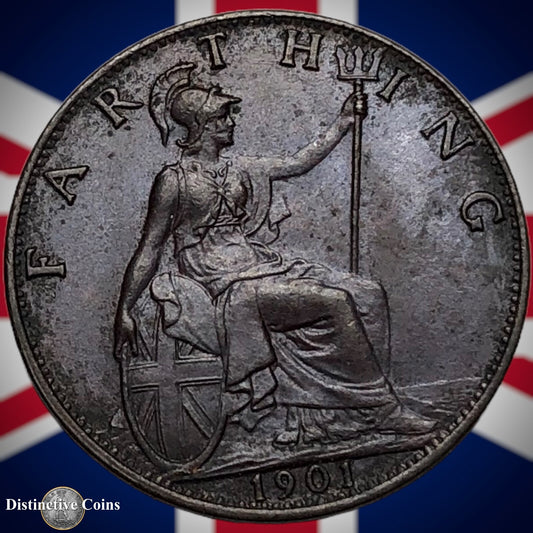 Great Britain 1901 Farthing 1/4d GB4501
