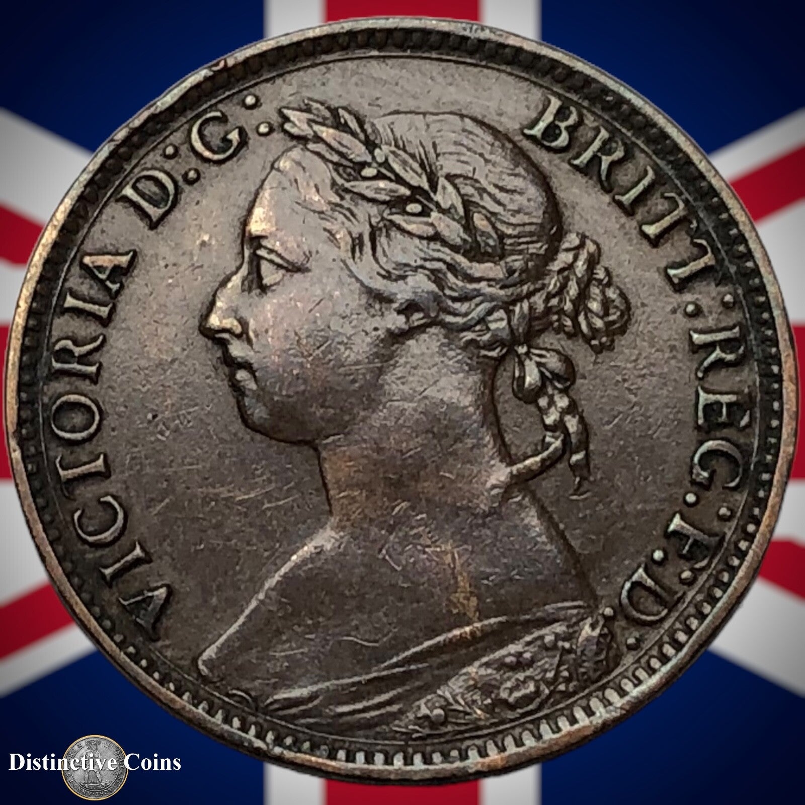 Great Britain 1886 Farthing 1/4d GB4186