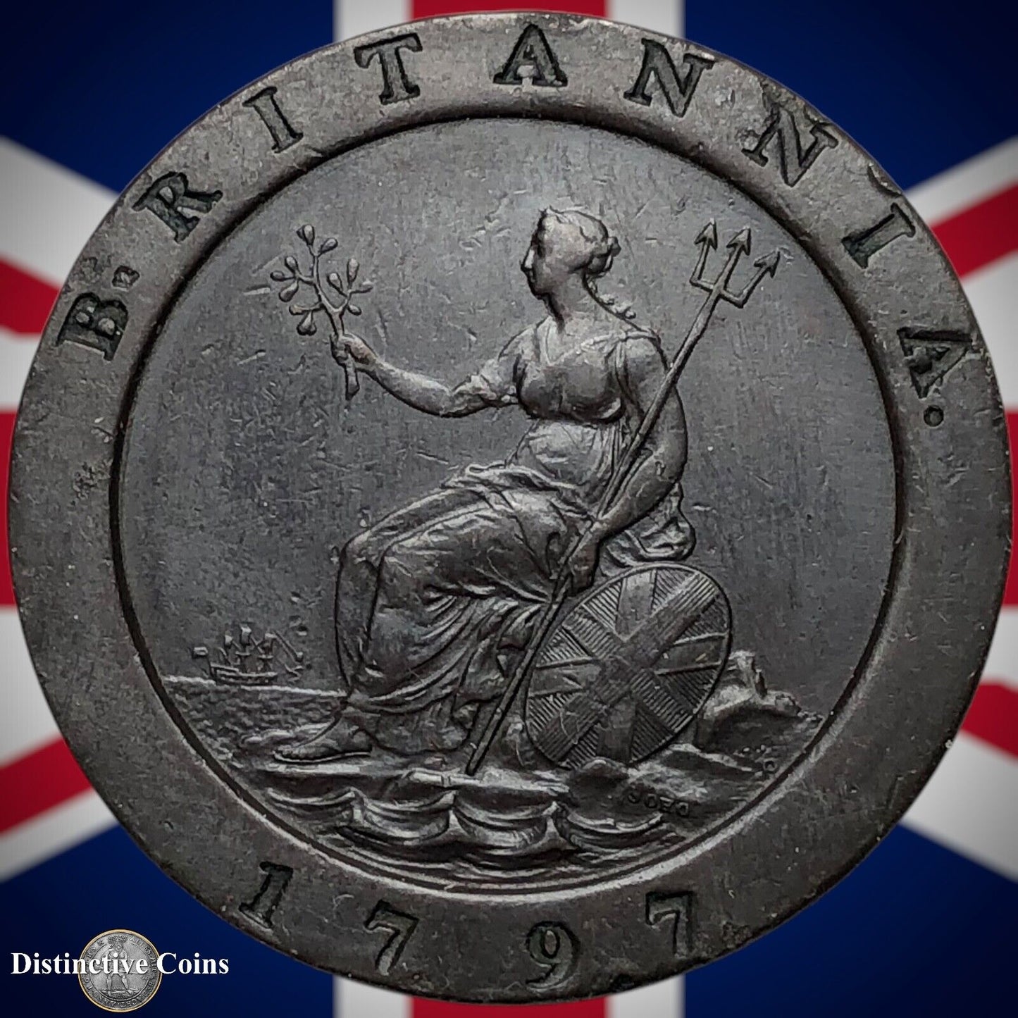 Great Britain 1797 Two Pence 2d GB7362