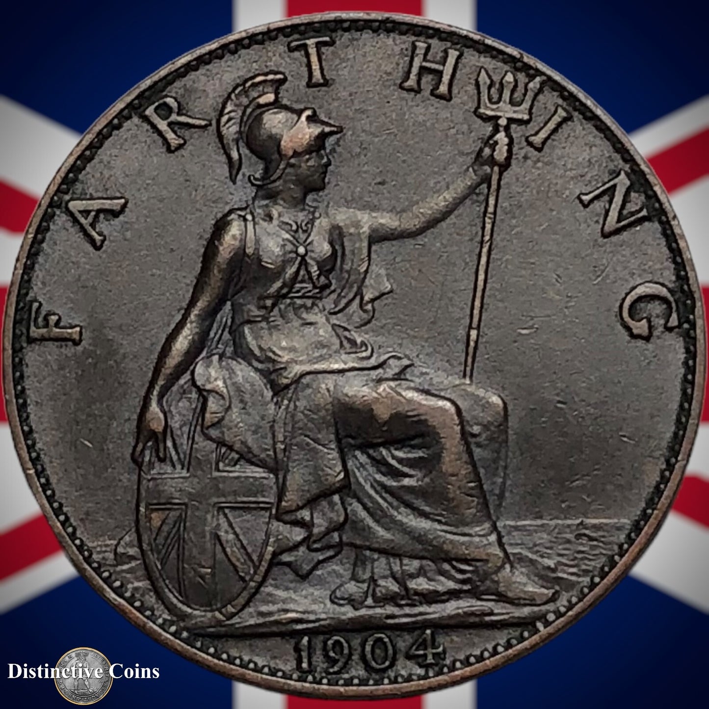 Great Britain 1904 Farthing 1/4d GB4555