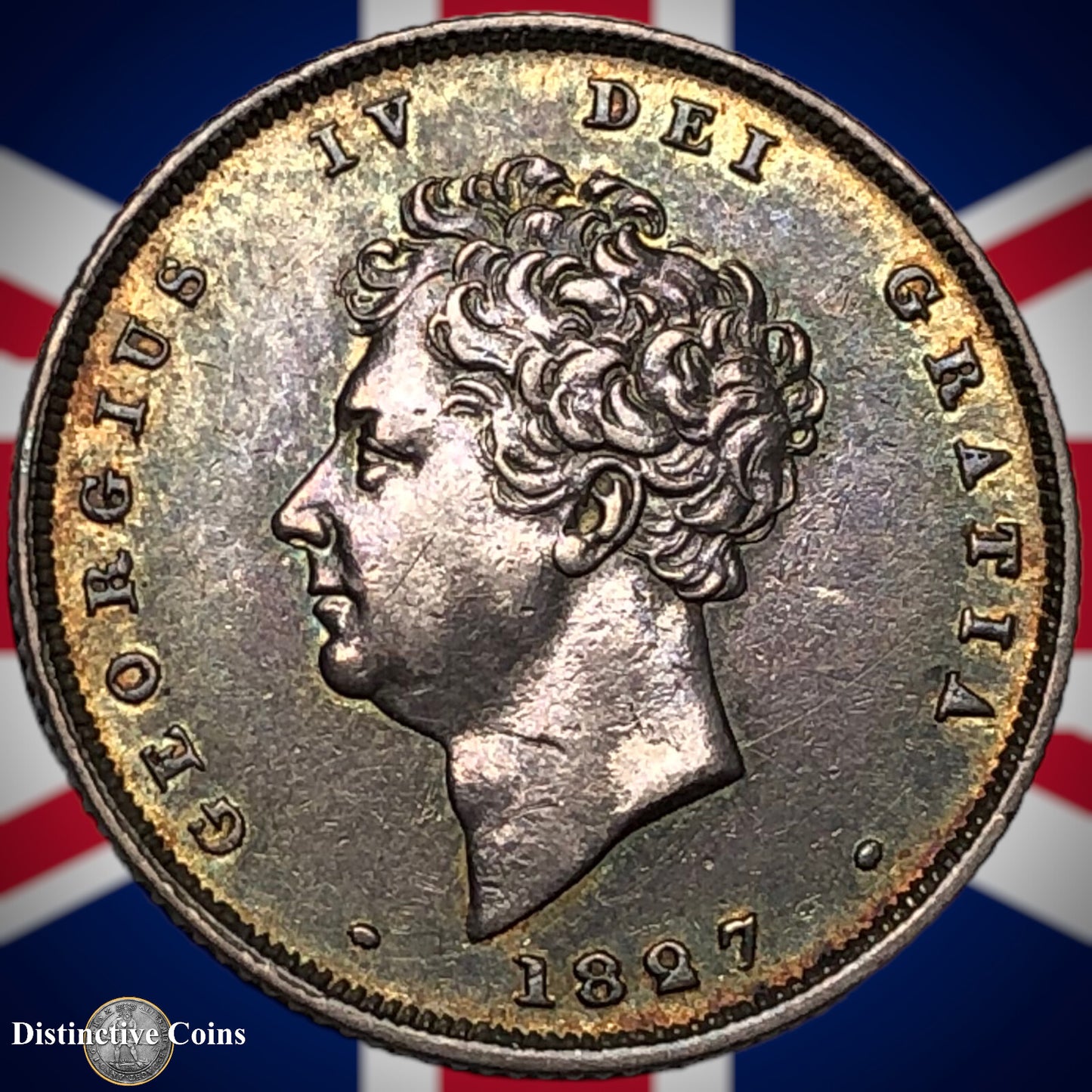 Great Britain 1827 British One Shilling GB0106