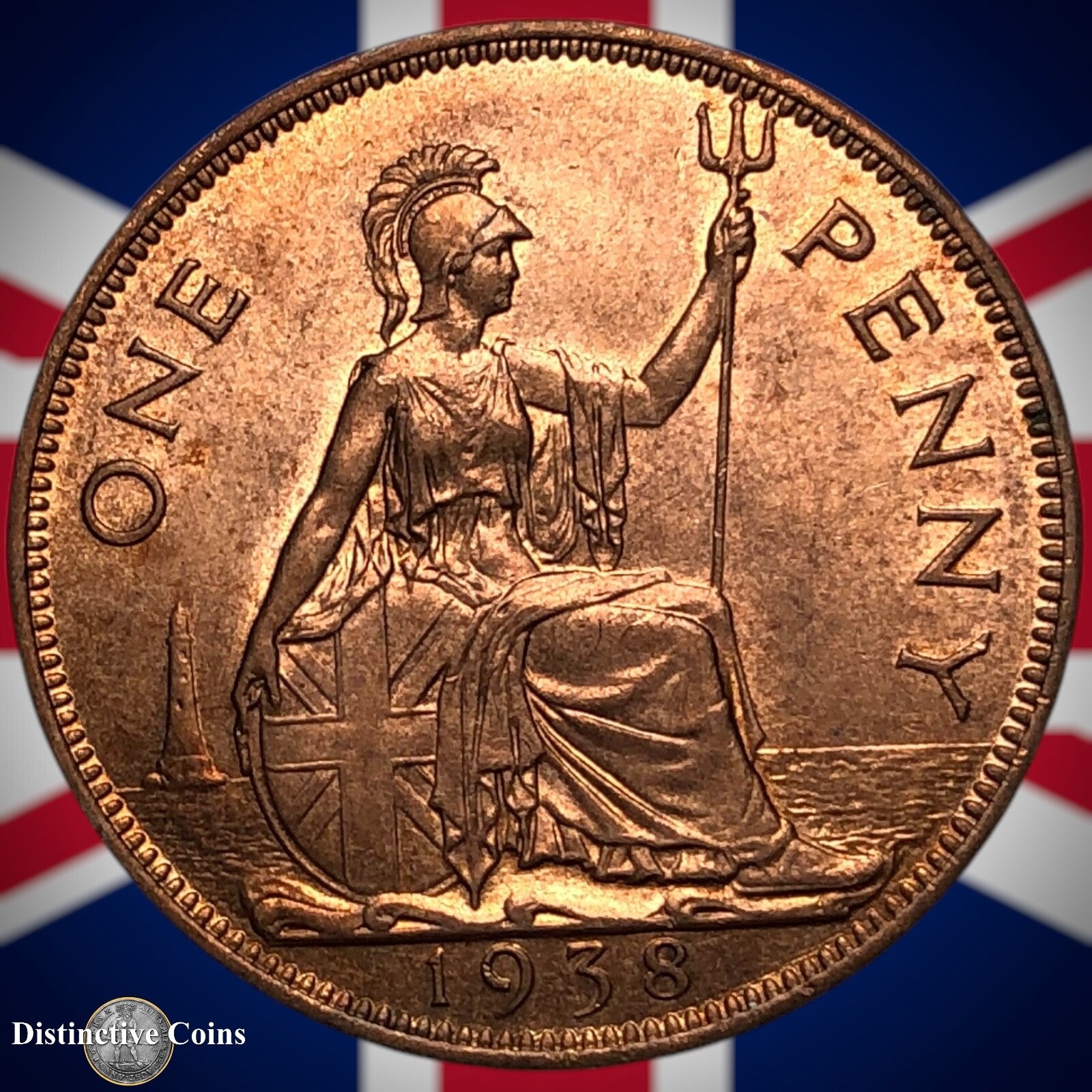 Great Britain 1938 Penny 1d GB7214