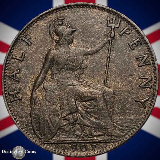 Great Britain 1907 Half Penny 1/2d GB5810