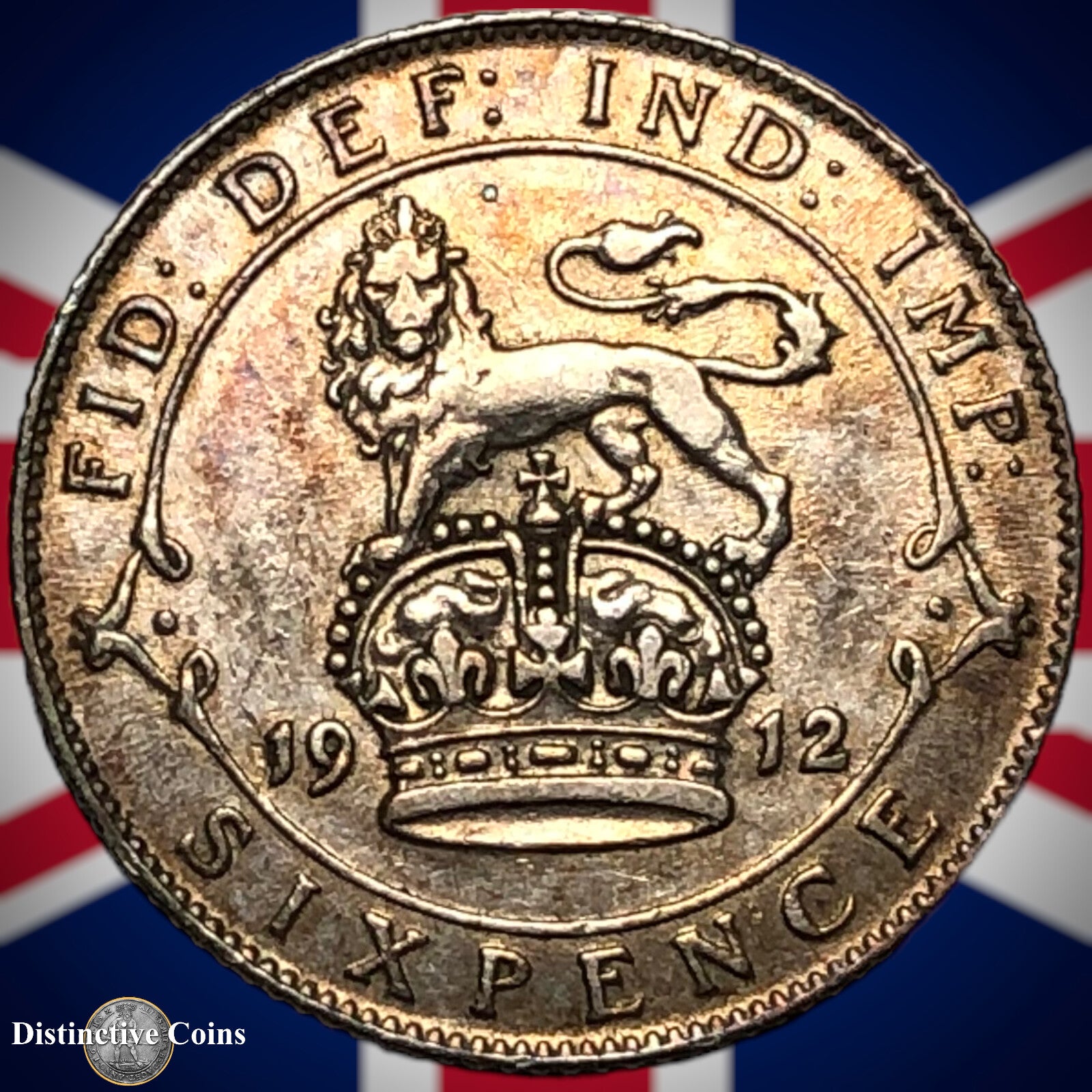 Great Britain 1912 Six Pence GB1564