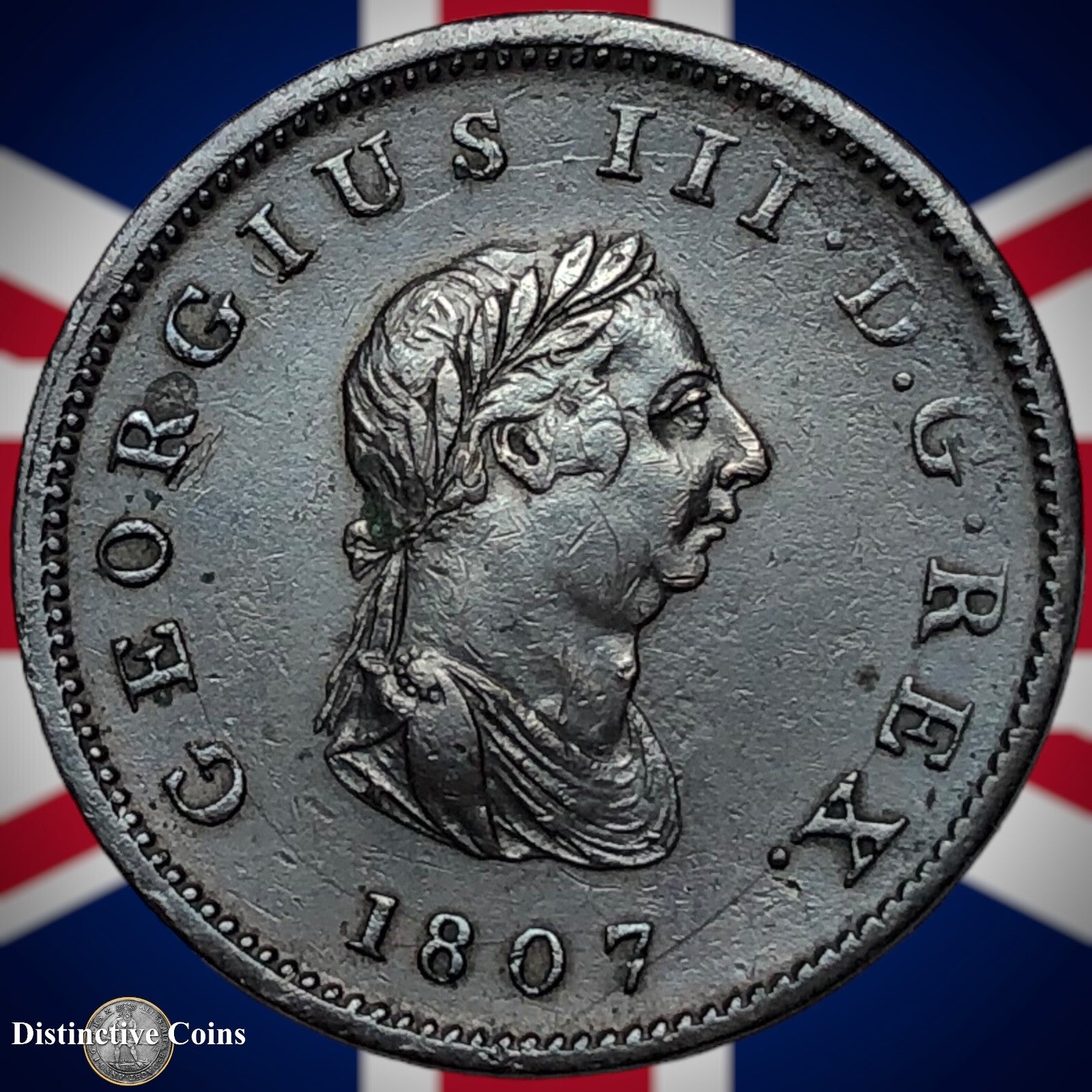 Great Britain 1807 Half Penny 1/2d GB5186