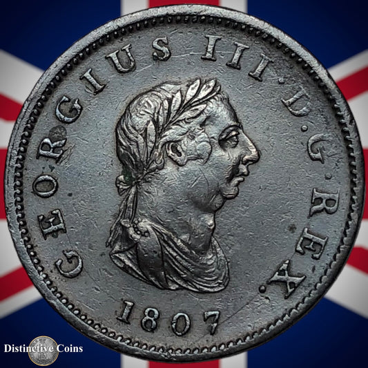 Great Britain 1807 Half Penny 1/2d GB5186