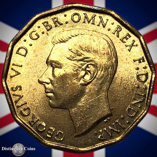 Great Britain 1943 Three Pence 3d GB7368