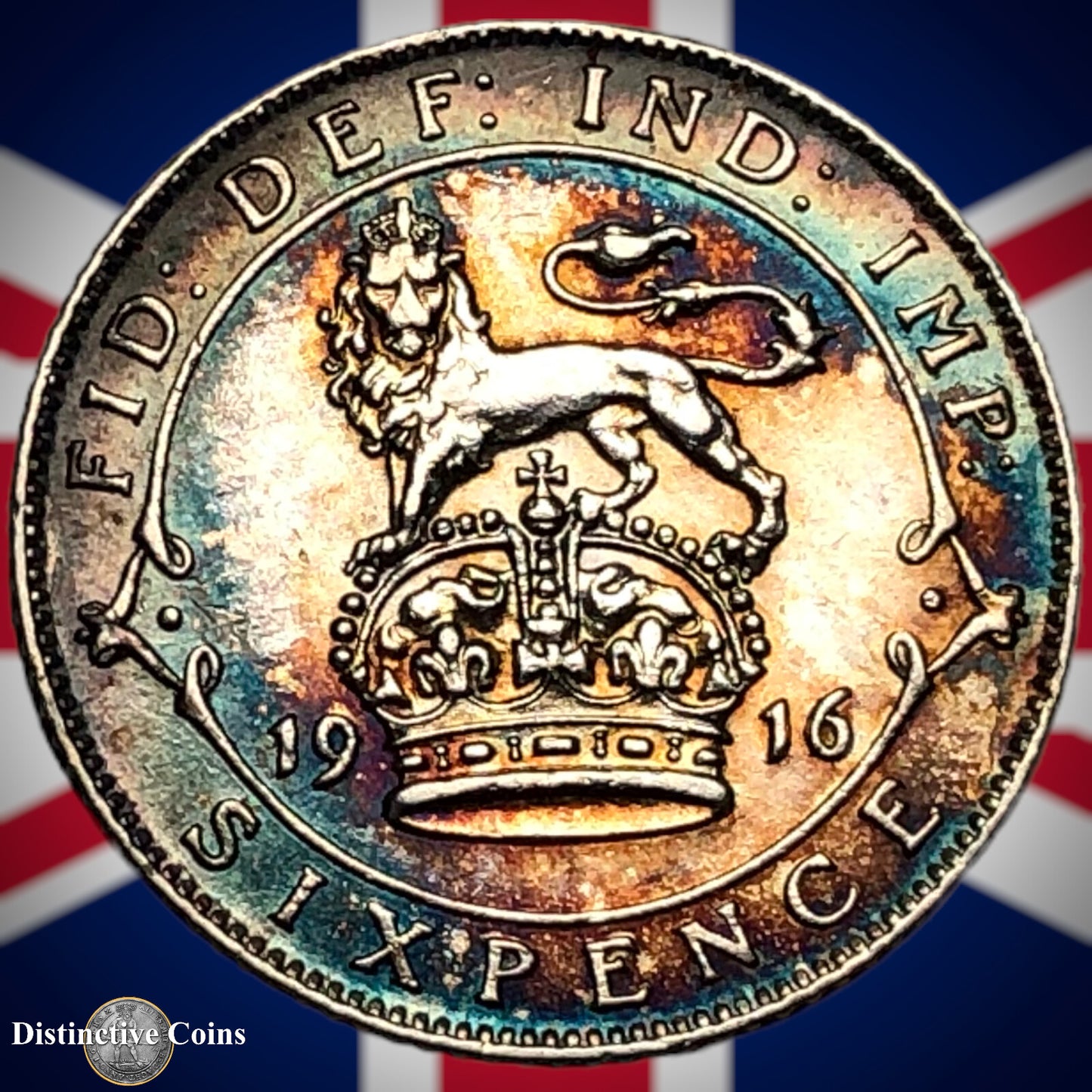 Great Britain 1916 Six Pence GB1599