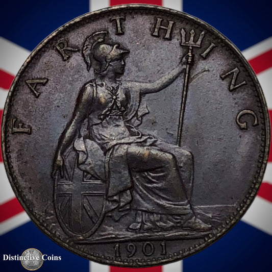 Great Britain 1901 Farthing 1/4d GB4494