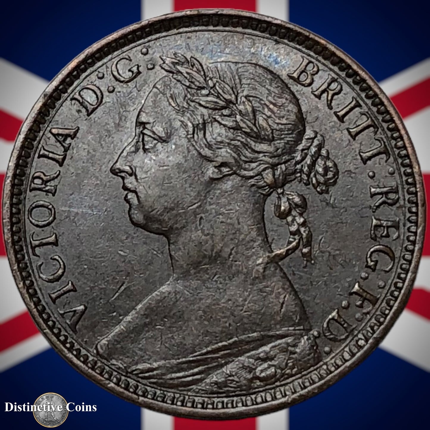 Great Britain 1891 Farthing 1/4d GB4305