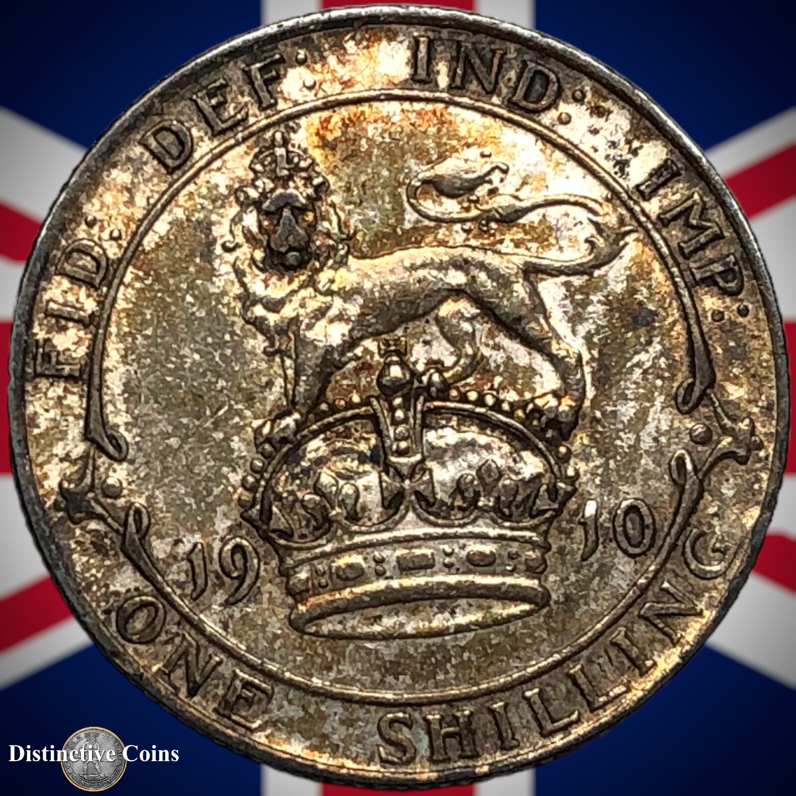 Great Britain 1910 British One Shilling GB0882