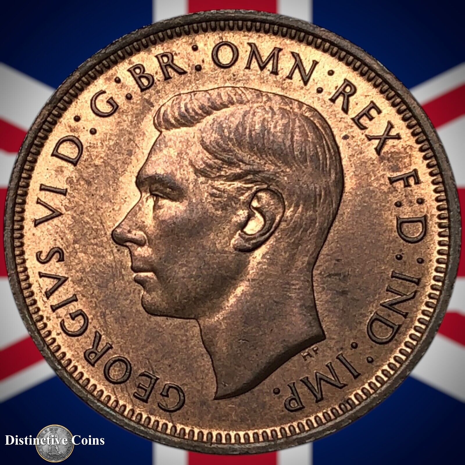 Great Britain 1938 Half Penny 1/2d GB6012