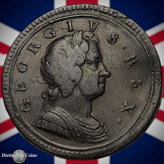 Great Britain 1724 Half Penny 1/2d GB5036