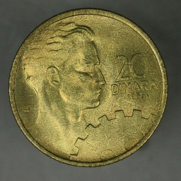 Yugoslavia 1953-55 6 Coin Set K 29 35 BU   B191