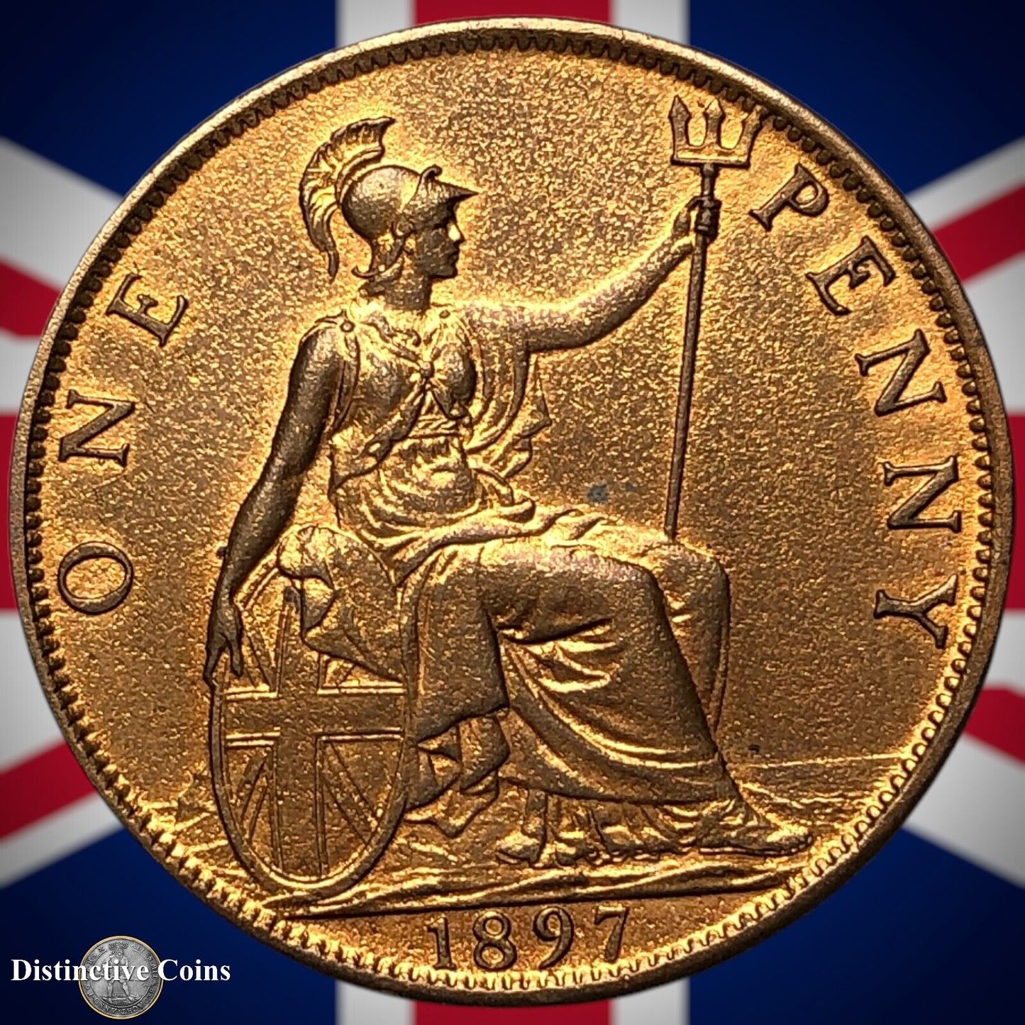 Great Britain 1897 Penny 1d GB6599