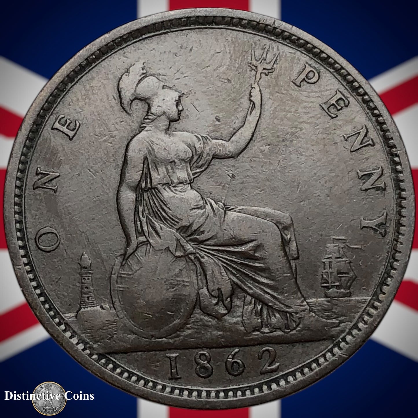 Great Britain 1862 Penny 1d GB6194