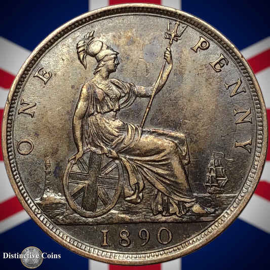 Great Britain 1890 Penny 1d GB6521