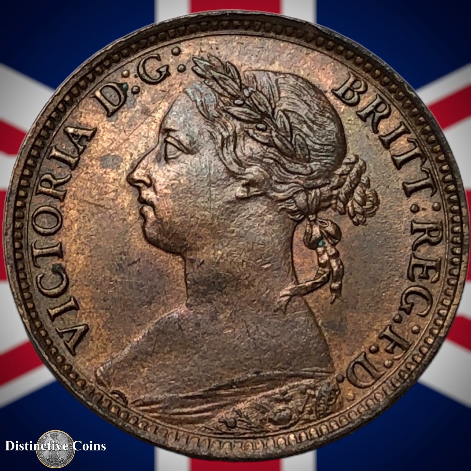 Great Britain 1885 Farthing 1/4d GB4162