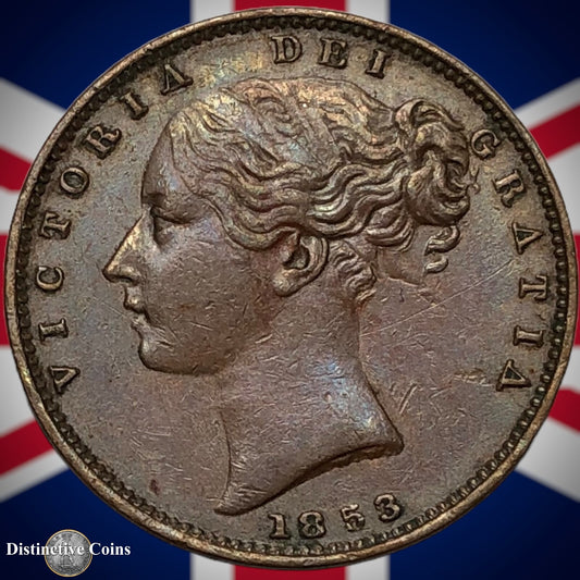 Great Britain 1853 Farthing 1/4d GB3446