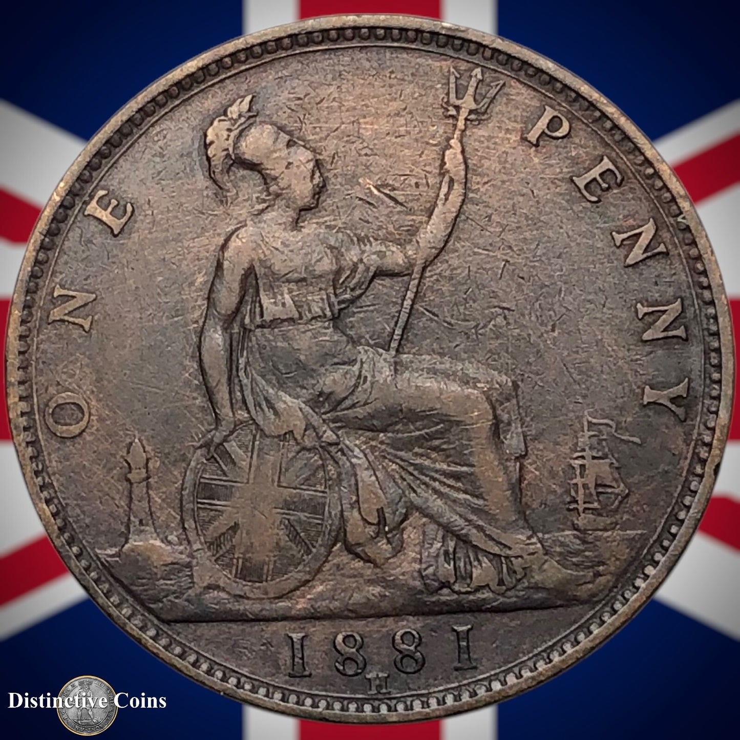Great Britain 1881 H Penny 1d GB6421
