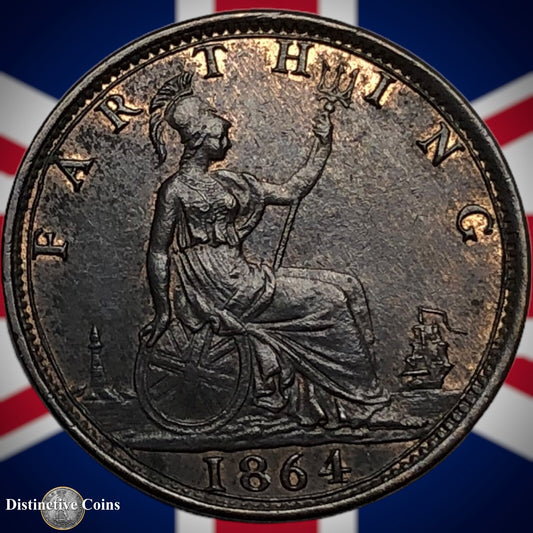 Great Britain 1864 Farthing 1/4d GB3518