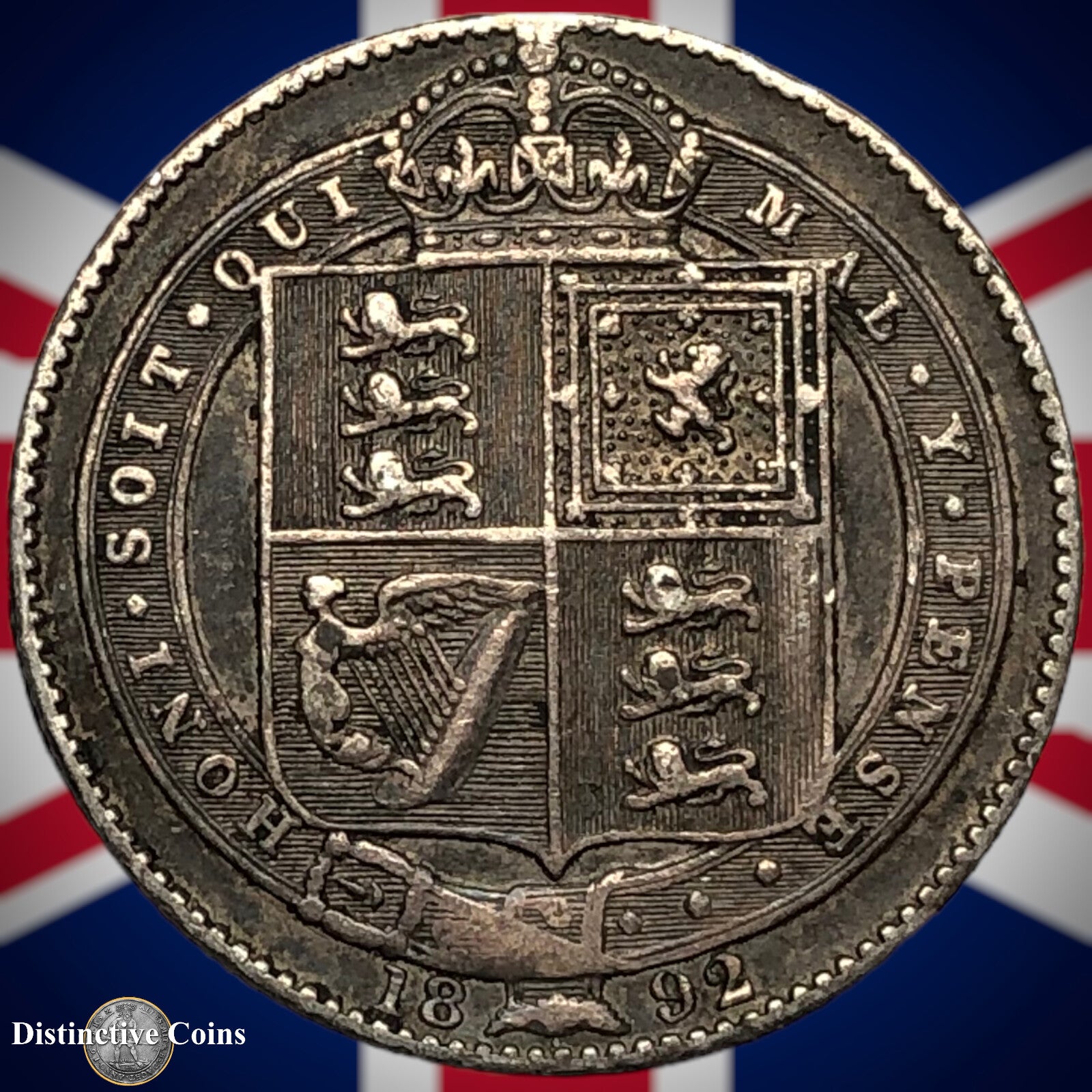 Great Britain 1892 British One Shilling GB0599