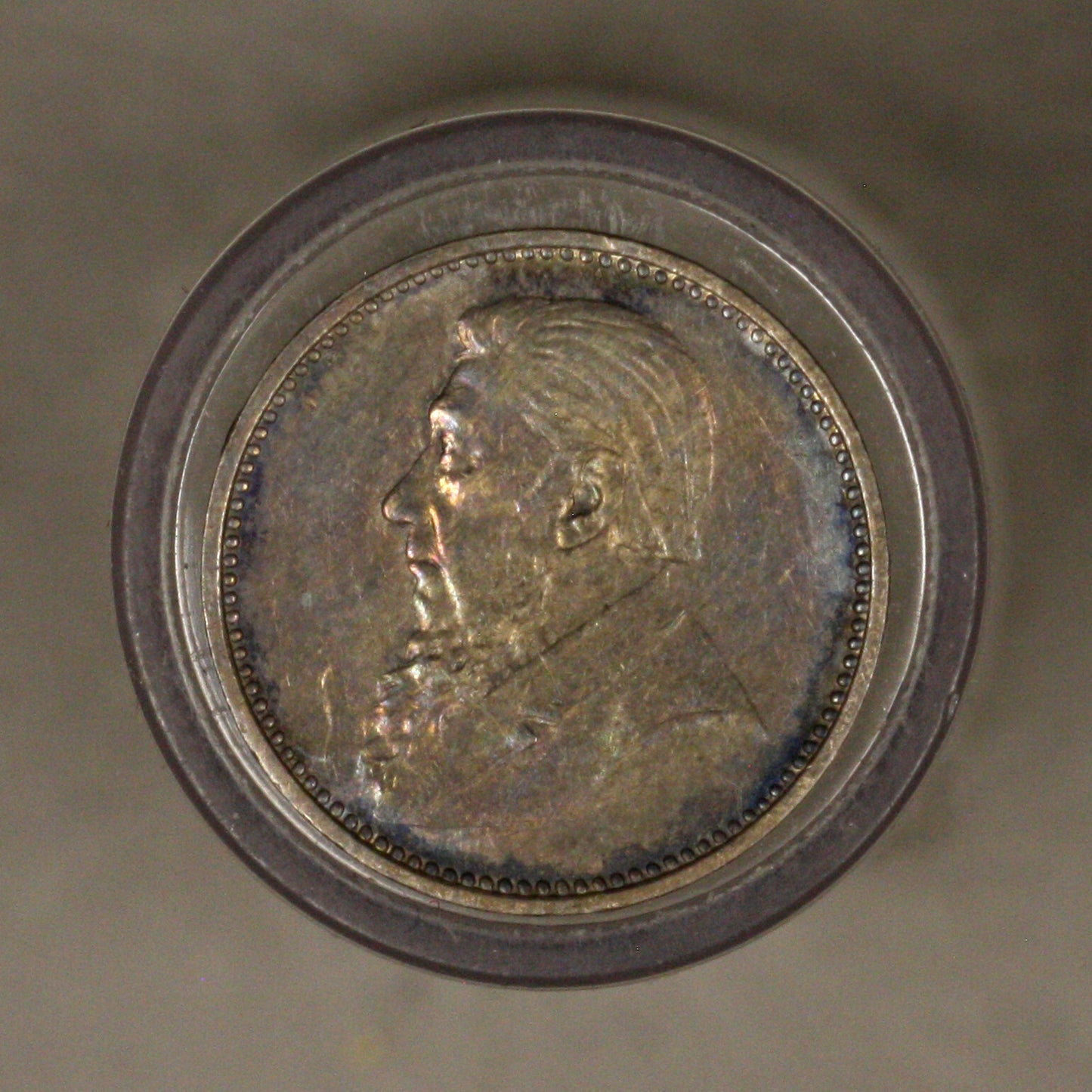South Africa 1895 3 Pence XF toned