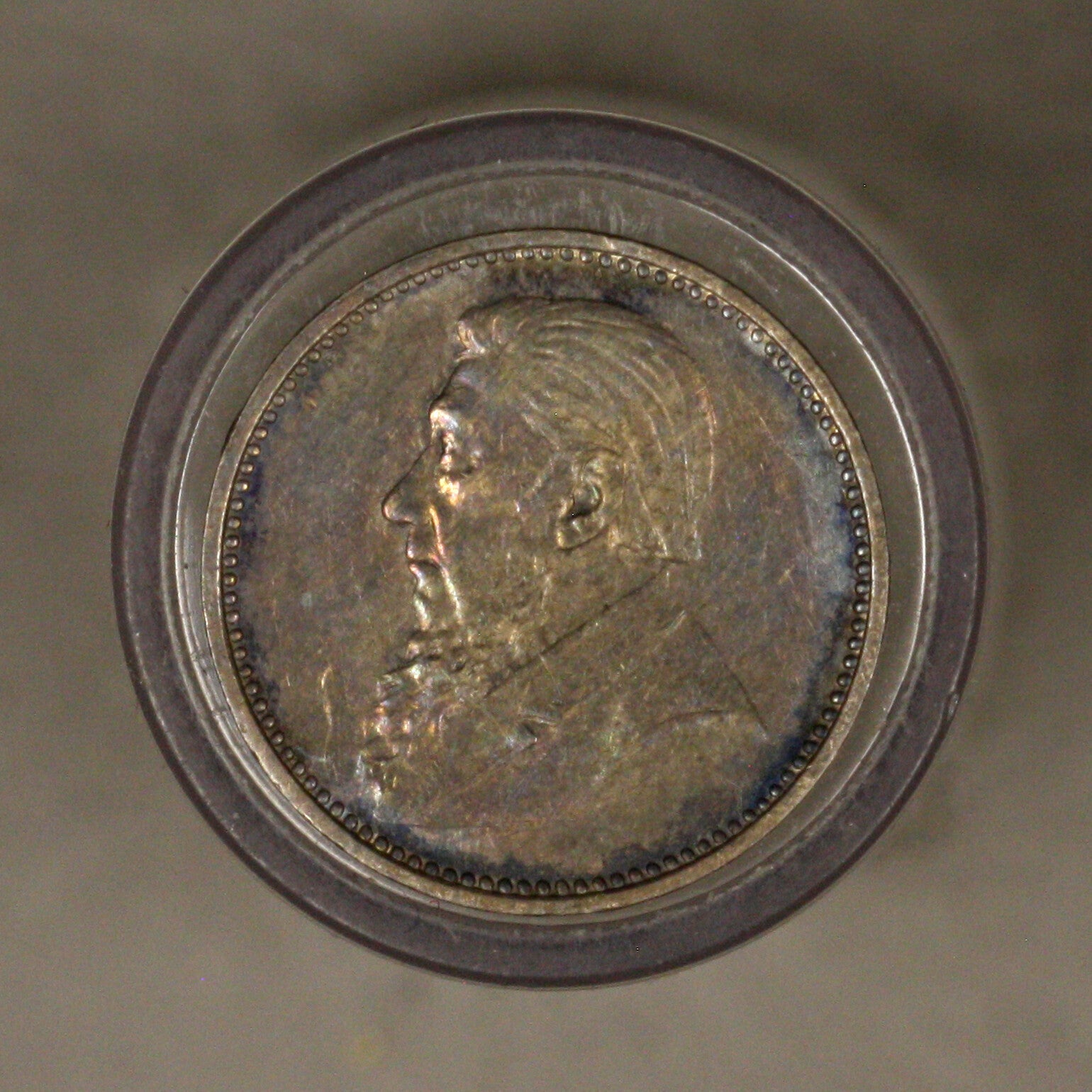 South Africa 1895 3 Pence XF toned