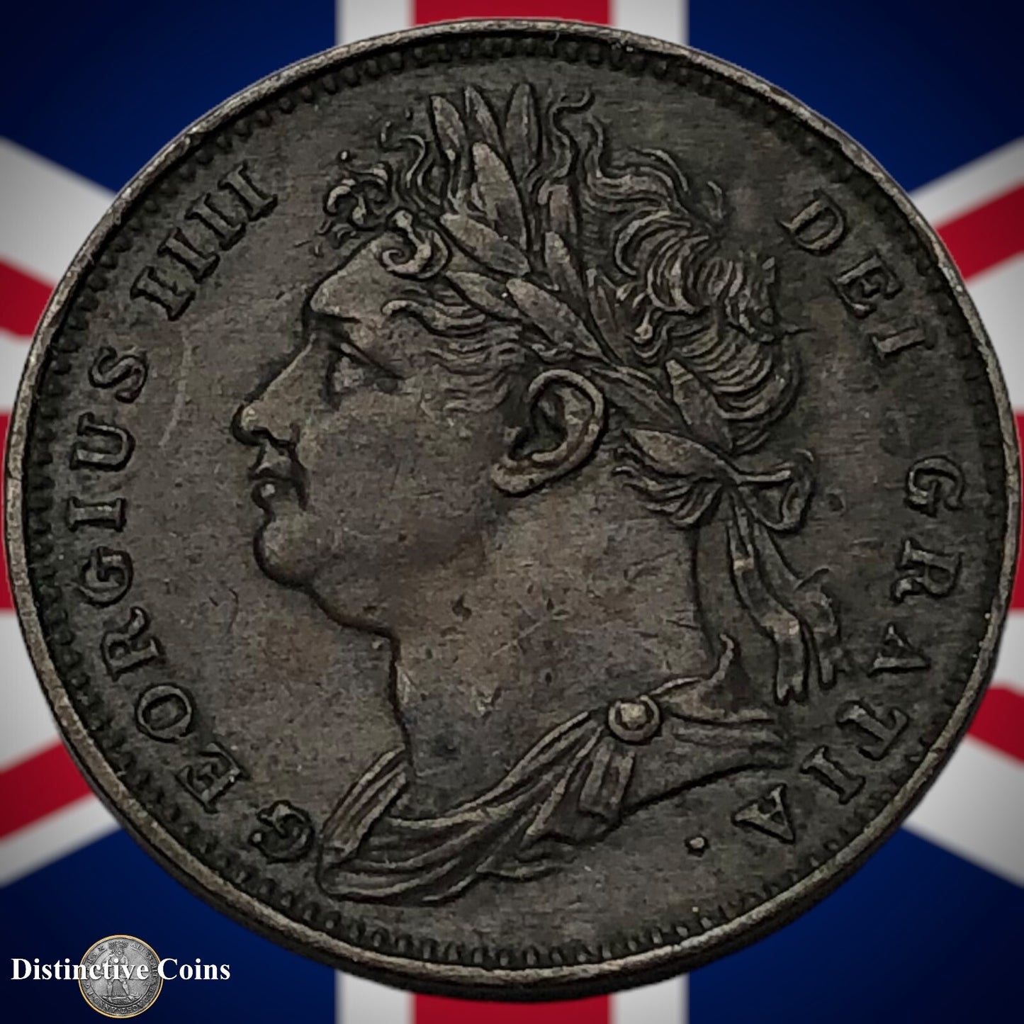 Great Britain 1821 Farthing 1/4d GB3229