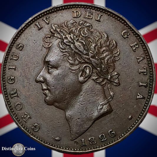 Great Britain 1826 Farthing 1/4d GB3323
